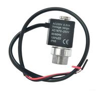 Válvula solenoide de escape de apagado para compresor de aire con válvula de purga para liberar aire atrapado y válvula de retención para evitar el reflujo de aire (C)