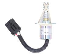 Válvula Solenoide de Freno, Bobina de Válvula Solenoide de Freno de 12 V 6681512 Válvula Solenoide de Cierre de Combustible para Minicargadora S150 S160 S185, Válvulas de Control