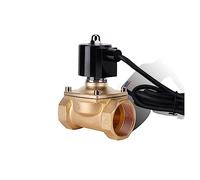 Válvula solenoide de fuente impermeable IP68 de latón normalmente cerrada de 2 "válvula solenoide de 110V 24V 12V 24v for bajo el agua(Bsp-240vac-nbr-seal)