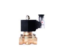 Válvula solenoide de gas natural GLP de latón normalmente cerrada de 1,27 cm 220 V CA 24 V CC 12 V CC 110 VCA (NPT_220VAC)