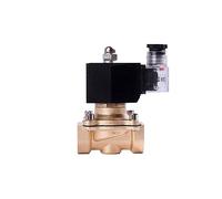 Válvula Solenoide de gas natural GLP latón 2 vías y 1/2 pulgadas, 220vac, 24v, normalmente cerrada, alta temperatura(NPT-230VAC)