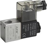 Válvula solenoide de gas neumática 2V025-08, 12 V/24 V/220 V, 2 posiciones, 2 puertos, normalmente cerrada.(AC220V+6pipe joint)