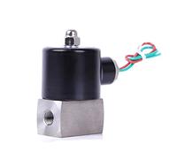Válvula solenoide de gasolina acero inoxidable 1/4 3/8 1/2 pulgada que soporta altas presiones y temperaturas extremas. Apagado normalmente cerrado(ZCT-15 terminal box)