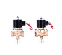 Válvula solenoide de latón de 1/2" a 3/4" normalmente cerrada for gas natural GLP, cierre de emergencia.(Bsp-24vdc,0.75 Inch)