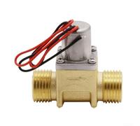 Válvula solenoide de latón de 1/2 para sistemas de control de agua de inodoro, diseño impulsado por impulsos, compatible con circuitos de activación de grifo de sensor y descarga