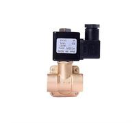 Válvula solenoide de latón de 3/8" de largo, normalmente cerrada, alta presión, 220 V, 12 V, 24 V, 1 unidad(DC24V)