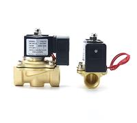 Válvula solenoide de latón DN10 12 V CC, normalmente cerrada, con bobina ahorro energía for agua, aceite y aire (1 unidad)