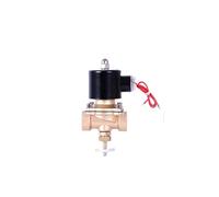 Válvula Solenoide de latón normalmente cerrada de 1/2 "3/4" válvula solenoide de cierre de emergencia de Gas Natural GLP 220 110 24V 12V(DN15,BSP_24VAC)