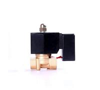 Válvula solenoide de latón normalmente cerrada de 3/8 pulgadas, no ahorra energía, 24 V, 12 V, 220 V, 110 V (NPT_24VAC_EPDM-Seal)