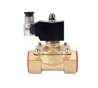 Válvula Solenoide de latón normalmente cerrada, válvula de agua impermeable, bobina cerrada IP65, G1/8 "G3/8" AC220V DC12V DC24V(DN15,220V)
