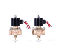 Válvula Solenoide de latón normalmente cerrada, válvula solenoide cierre emergencia Gas Natural GLP 1/2 ", 3/4 u201d, 220V, 110V, 24V y 12V(BSP-12VDC,0.75 Inch)
