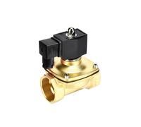 Válvula solenoide de líquido impermeable IP65 de latón DN25, normalmente cerrada y normalmente abierta.(24VDC_NORMALLY CLOSED)