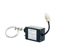 Válvula solenoide de parada de motor diésel de 12 V y 24 V NC NO Dispositivo de apagado de llama Válvula de apagado Piezas del generador Normal cerrado Normal abierto(NC-Power Off Pull,12V)