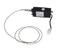 Válvula Solenoide de parada del motor para grupo electrógeno, controlador de velocidad del interruptor del acelerador eléctrico de 12v CC con Control de parada del motor (CC 24 V)