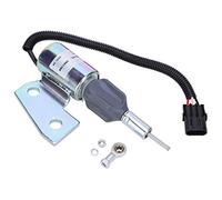 Válvula solenoide de parada para 3991168, interruptor de parada de aceite de 24 V CC, válvula solenoide de apagado de llama compatible con 4BT, 6BT, 6CT, NT855,