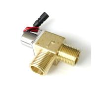 Válvula Solenoide de pulso eléctrico de entrada de agua de una vía, rosca macho BSP de 1/2 ", DC 4,5 V-6V 500mA, accesorios sanitarios for urinario de jardinería(Vertical)