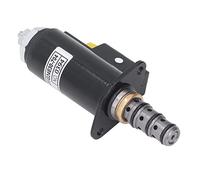 Válvula solenoide de rotación Accesorio de excavadora duradero de alto rendimiento de acero inoxidable para Caterpillar E320B E322B E322C 1163526 Reemplazo OEM