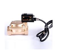 Válvula Solenoide, DN32 High Pressure 16 kg Explosion Proof Solenoid Valve Brass IP65 Normally Closed AC220 DC24V For Water Oil Air(AC)