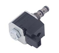 Válvula solenoide eléctrica de 12 V, repuesto de motor de acero aleado para excavadora Caterpillar