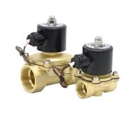 Válvula Solenoide eléctrica de 2W, 1/4 ", 3/8", 1/2, 3/4", 1, DN8/10/15/20/25/50, neumática normalmente cerrada, Compatible con agua, aceite, aire, 12V, 24V, 220V(DN35,AC220V)