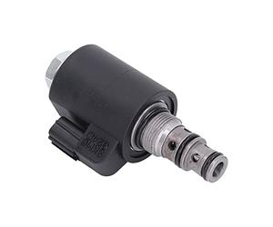 Válvula solenoide eléctrica de 3 vías de acero inoxidable de repuesto para grúa torre, OEM 3855361040, conexión roscada estándar con alta resistencia al desgaste y rendimie