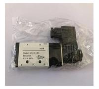 Válvula solenoide eléctrica de 5 vías y 2 posiciones 4V210-08 DC 24V DC12V CA 110V AC220V 1/4quot tamaño de puerto 1 unidad (Rosso, AC380V)