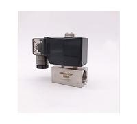 Válvula Solenoide eléctrica de acción directa de 1bar, 1/2 pulgada, AC220V, 8mm, normalmente cerrada, acero inoxidable, Gas pequeño, 2 vías(Fkm Seal,AC24V)