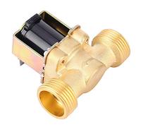 Válvula Solenoide Eléctrica de Latón 3/4", Normalmente Cerrada, 12V CC/24V CC/220V CA, para Agua, Gas, Diesel