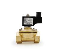 Válvula solenoide eléctrica de latón de cierre normal de 3/8 1/2 3/4 de 1 pulgada DN10 DN15 DN20 12V/220V 1 unidad (DN25, DC12V)