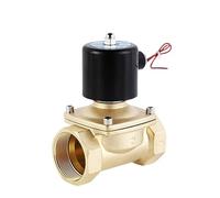 Válvula solenoide eléctrica de latón, normalmente cerrada, for agua, aceite y aire, DN15, DN20, DN25, DN32, DN40, DN50, 220 V, 110 V, 24 V y 12 V.(DN15 NPT,240VAC)