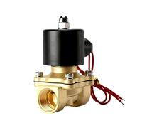 Válvula solenoide Electroválvula eléctrica de 1/4", 3/8", 1/2", 3/4", DN8/10/15/20/25/50, normalmente cerrada, neumática, for agua, aceite, aire y gas, 12 V, 24 V, 110 V y 220 V Válvula(DN8,AC110V)