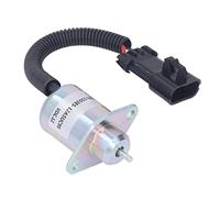 Válvula Solenoide Flameout, 2848A279 Válvula Solenoide de Parada de Combustible Pieza de Repuesto de Acero Inoxidable DC12V Buena Compatibilidad para Motor