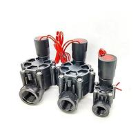 Válvula Solenoide for riego de 1/2 ", 3/4" y 1, válvula solenoide for paisaje jardín agrícola, bloqueo 220V, 110V, 24V 12V CC(12VDC-NORMALLY CLOSED,1 Inch)