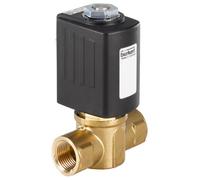 Válvula Solenoide G1/4'' NC Latón PTFE 0-100bar/1450psi 24VDC 6027 184667