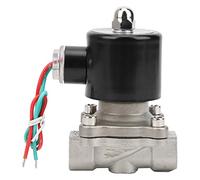 Válvula solenoide G3/8in 304 Hilo interno de acero inoxidable Actuación directa Normalmente cerrada apertura rápida Rendimiento estable Válvula solenoide de dos puertos para (AC380V)