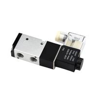 Válvula Solenoide neumática 3V110-06, válvula de Control direccional de aire de 3 vías y 2 posiciones, DC12V DC24V AC110V AC220V(Led 3v110-06,AC220V)