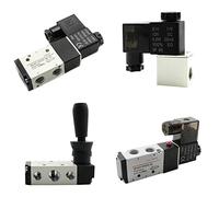 Válvula solenoide neumática 4H210-08 3V210-08 4V210-08DC12V DC24V AC110V AC220V Válvula de control direccional de aire Válvula magnética de gas (1 unidad)(2v025-06 12v,No joint)