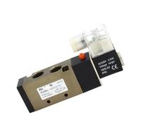 Válvula Solenoide neumática 4V310-10 DC12V DC24V AC220V con silenciador 6mm 8mm 10mm 12mm Ajuste rápido AC 110v 220v 4V310 10 1 Uds(With 6mm fittings)