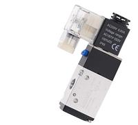 Válvula Solenoide neumática de 3 vías, 2 posiciones, Control direccional aire 3V210-08 DC12V DC24V AC110V AC220V 1 Uds(3v210-08 W 6mm,AC 110V)