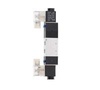 Válvula solenoide neumática de 5 vías y 2 posiciones, 1/4", 4V220-08, CC 12 V, CC 24 V, CA 110 V, CA 220 V, con conector de 4 mm, 6 mm, 8 mm, 10 mm y 12 mm(4V220-08,AC220V)
