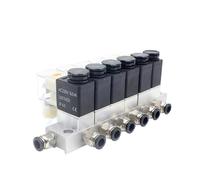 Válvula solenoide neumática de aire 2V025-08 dc12v 24v 220v 2 posiciones 2 puertos normalmente cerrada válvula magnética neumática (tubo de manguera de 10 mm, AC110V)