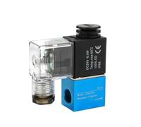 Válvula solenoide neumática de aire de 2 posiciones, 2 puertos, compatible con AC380V, AC220V, AC110V, DC24V, DC12V (2V025-08AC220V)