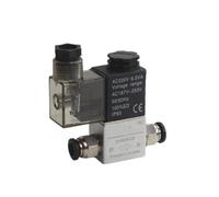 Válvula solenoide neumática de aire tipo airtac 2V025-08 dc12v 24v 220v, 2 posiciones y 2 puertos, normalmente cerrada, válvula magnética neumática(2v025-8f,AC220V)