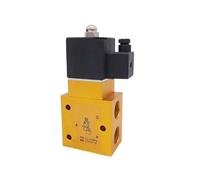 Válvula solenoide neumática de alta presión de 24 bar 1/4 pulgadas 1/2 BSP 24 V CC AC220 V 3 vías 2 posiciones 23JD-8/15/P2 válvula de máquina de moldeo por soplado (1/4 pulgadas, 220V_P2)