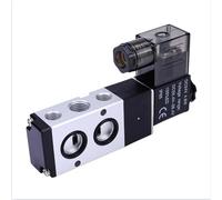 Válvula solenoide neumática de dos posiciones y cinco vías tipo placa 4M210-08, instalación en panel, válvula de control solenoide 4M310-10, válvula de aire(4M210-08 AC220V)