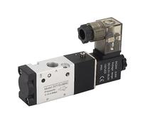 Válvula Solenoide Neumática Interruptor de Aire Eléctrico 1/8in NPT 2 Posiciones 3 Vías DC 24V Válvula de Control