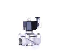 Válvula Solenoide normalmente cerrada de 1/2 "3/8" 3/4 "1" Acero inoxidable IP65 impermeable 220V 12V 24V 110V válvula solenoide eléctrica(G-24vdc,1.25 Inch)