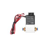 Válvula Solenoide normalmente cerrada de 1/4 "CC 12V 24V CA 110V 220V bobina de posición neumática aleación eléctrica interna for aire agua aceite(2V02 Wire PC10-02,DC12)
