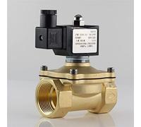 Válvula solenoide normalmente cerrada Válvula de agua IP65 Bobina completamente cerrada AC220V DC12V DC24V G3/8 Quot; G1/2 Cot; G3/4 quot; G1 quot; G1-1/4 quot; G1-1/2 quot; 1 Uds.(12v,3/8 Inch)