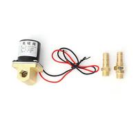 Válvula Solenoide para Agua y Gas CO2, Rosca G1/8, 0-0.8 MPa, 220V AC, Electroválvula de Control de Flujo Industrial